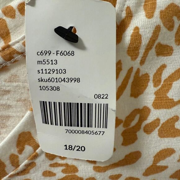 Lane Bryant NWT Leopard Print Long Sleeve Top Women’s Plus Size 18/20 - Picture 4 of 5